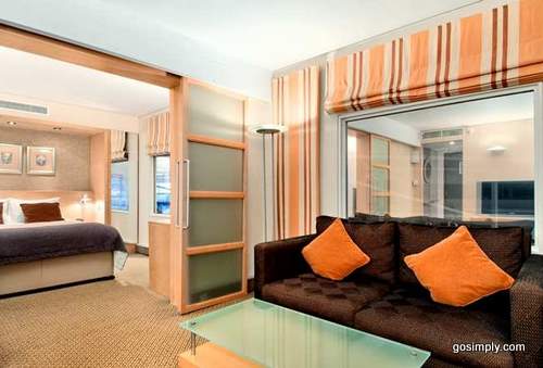 Heathrow Hilton hotel suite
