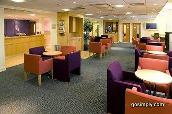 Reception at the Premier Inn Heathrow