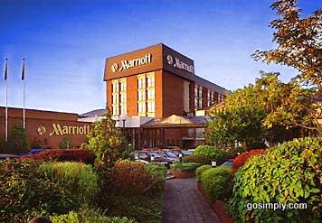 Exterior of the Slough Windsor Marriott Hotel for Heathrow