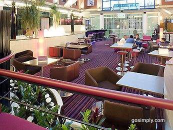 Lounge at the Heathrow Novotel Hotel