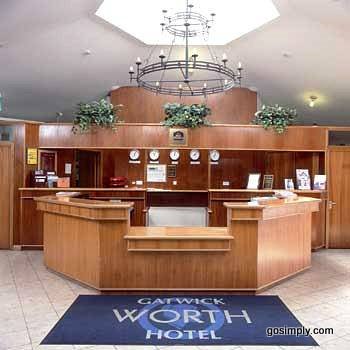 Gatwick Worth Hotel reception