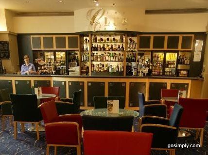 Bar in the Ramada Plaza Gatwick