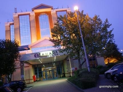 Exterior of the Gatwick Ramada Plaza Hotel