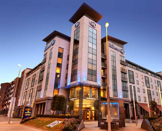 Exterior of the Hilton Hotel near Dublin Airport