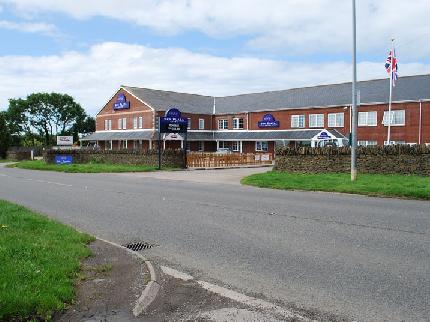 Exterior of the Sky Plaza Hotel Cardiff Airport