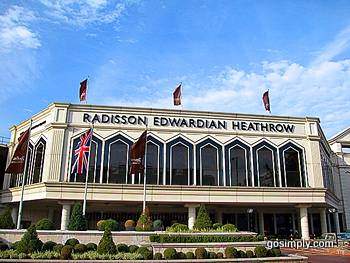 Exterior of the Radisson Edwardian Hotel at Heathrow Airport