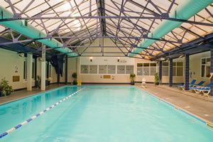 Swimming pool at the Blackpool Airport Norbreck Castle Hotel