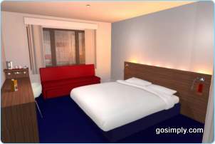 Travelodge Heathrow guest room