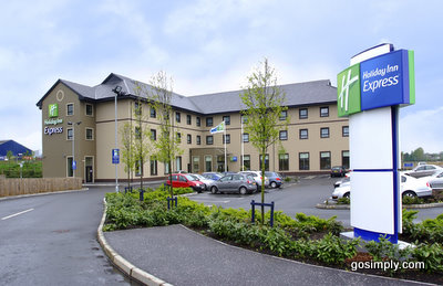 Exterior of the Holiday Inn Express Belfast Airport