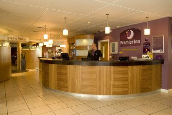 Premier Inn Dublin Airport reception desk