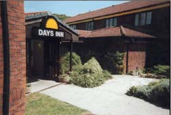 Exterior of the Bristol Airport Days Inn Hotel