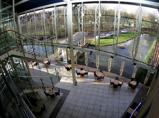 Nottingham Airport Gateway Hotel atrium