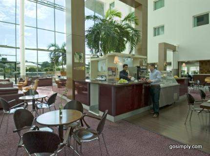 Hotel bar at the Arora International Gatwick