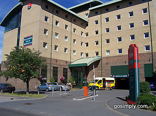 Exterior of the Gatwick Ibis Hotel