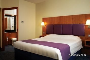 Guest room at the London Gatwick Premier Travel Inn Central
