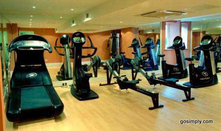 Workout area at the Comfort Inn Heathrow Airport