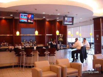 Continental Presidents Club Lounge at Houston Airport