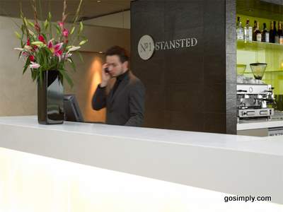 No 1 Lounge Reception at London Stansted Airport