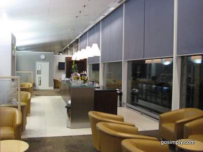 Servisair Lounge at Stansted Airport