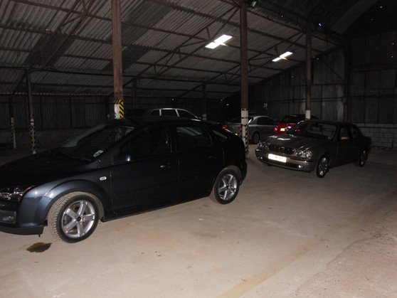 Storage facility interior at Offsite Meet and Greet Parking at Stansted Airport