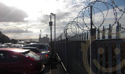 Security Fencing at Highwayman Parking Cardiff