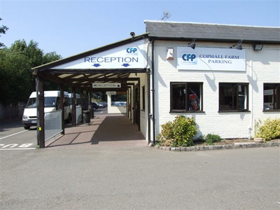 Reception office at Gatwick Cophall Farm Parking