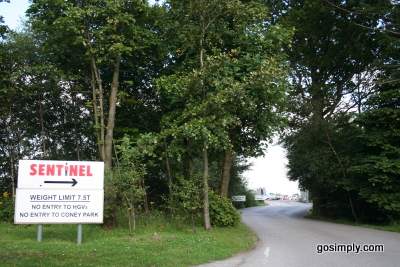 Entry to Sentinel Security Car Park