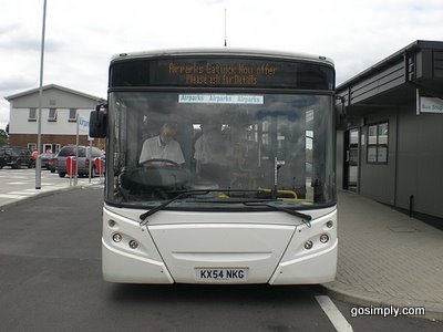 Transfer coach at Airparks Gatwick