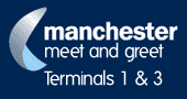 Manchester Airport Meet and Greet Terminals 1 and 3 logo