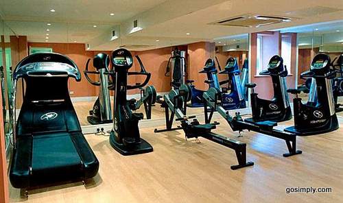 Fitness room at the Quality Hotel Heathrow