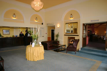 Durham Tees Valley Airport Saint George Hotel reception area
