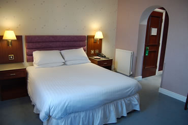 Double bedroom at the St George Hotel at Durham Tees Valley Airport