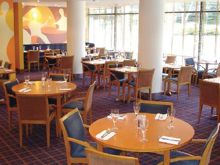 Dining area at the Britannia Hotel Leeds Bradford Airport