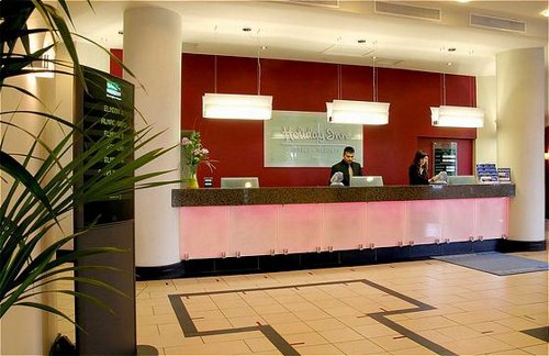 Reception area at the Birmingham Airport Holiday Inn Hotel