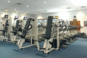 Hotel gym at the Norbreck Castle Hotel near Blackpool Airport