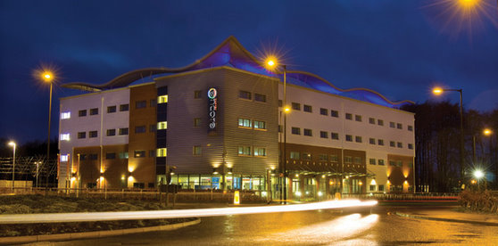 Exterior of the Ramada Encore Hotel for Doncaster Robin Hood Airport