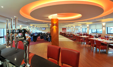 Dining room at the Ramada Encore NEC Hotel near Birmingham Airport