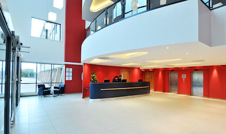 Ramada Encore NEC Hotel Birmingham Airport reception area