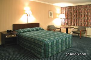 Guest room at the Britannia Hotel at Aberdeen Airport