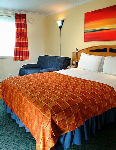 Guest room at the Express by Holiday Inn East Midlands Airport hotel