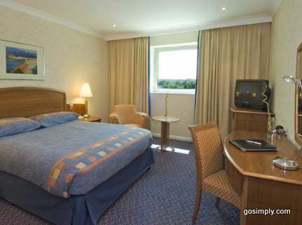 Guest room at the Arora International Hotel Gatwick