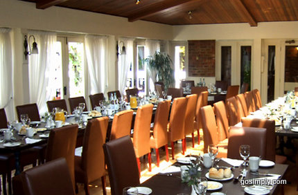 Dining room at the Gatwick Copthorne Hotel
