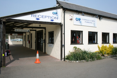Reception at Cophall Farm Parking Gatwick
